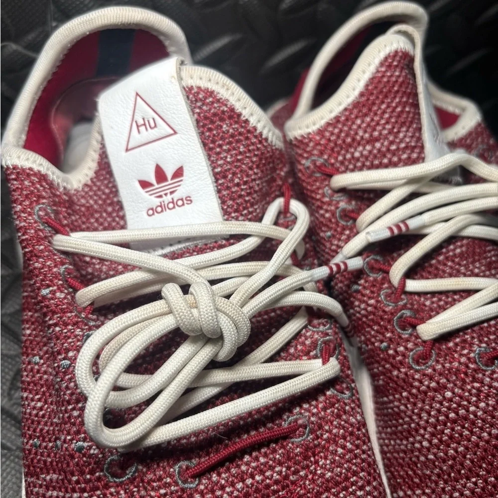 Adidas x Pharrell Williams HU Human Race Sneakers Red US 6